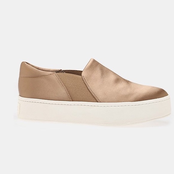 Vince Shoes - SOLD Vince Warren Sneaker Fawn Satin 9.5